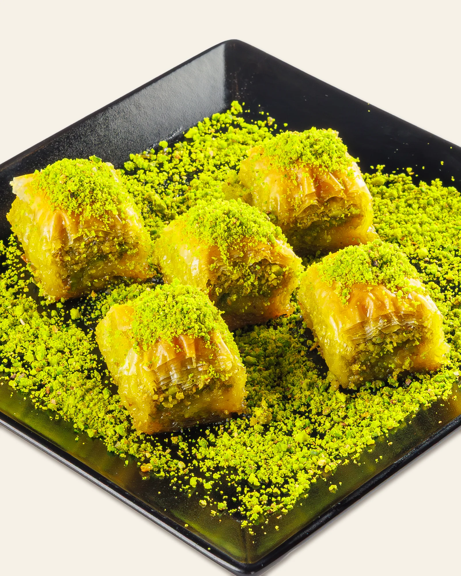 Baklava mit Pistazien (Spezial) – Nahaufnahme