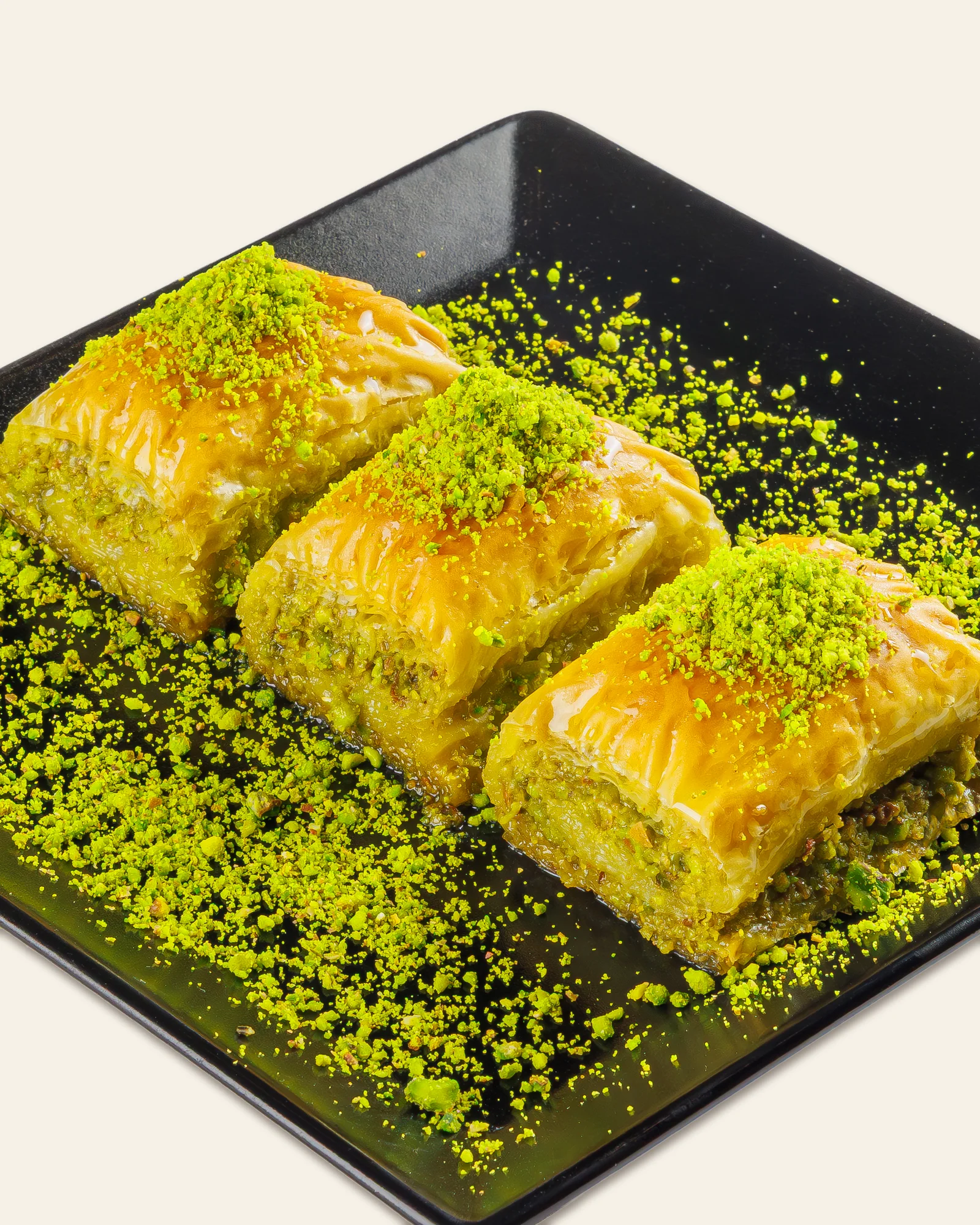D&uuml;r&uuml;m mit Pistazien (Fıstıklı D&uuml;r&uuml;m) &ndash; Nahaufnahme