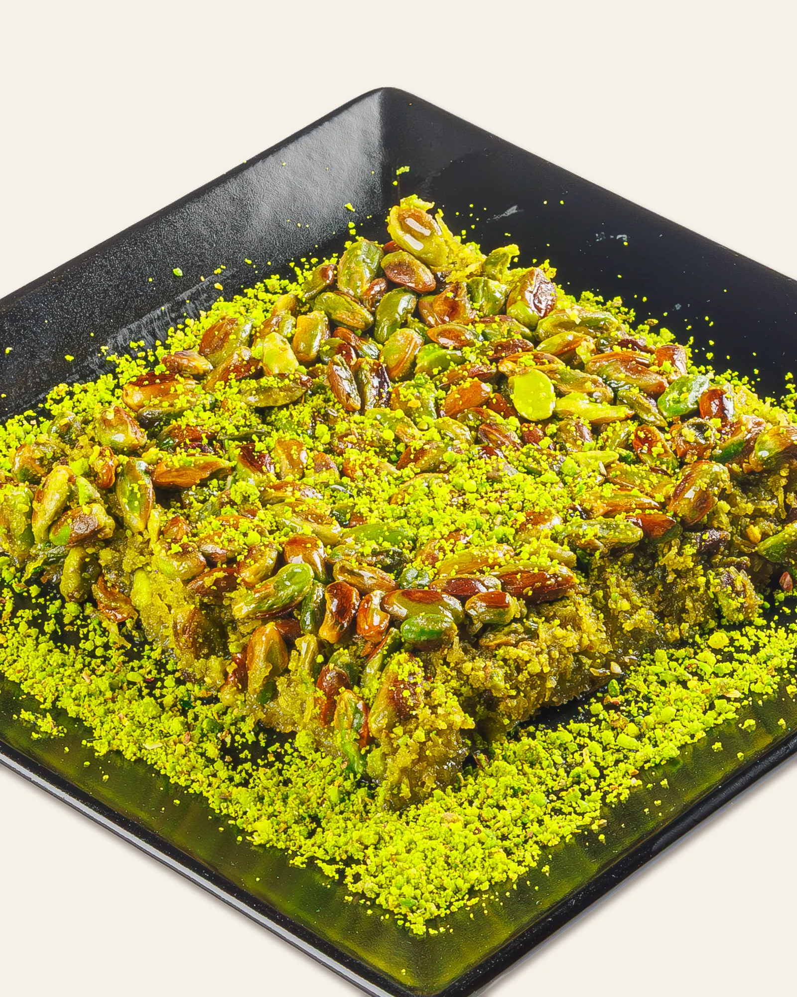 Fıstıkzade – Baklava mit Pistazien und Kadayıf – Nahaufnahme